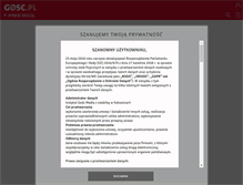 Tablet Screenshot of gosc.pl